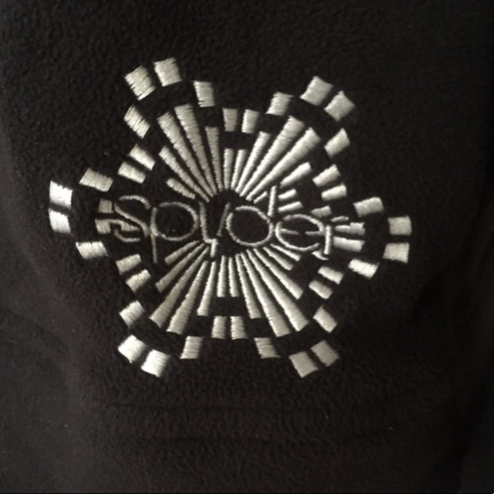 spyder fleece hoodie with faux fur hood - Picture 3 of 5